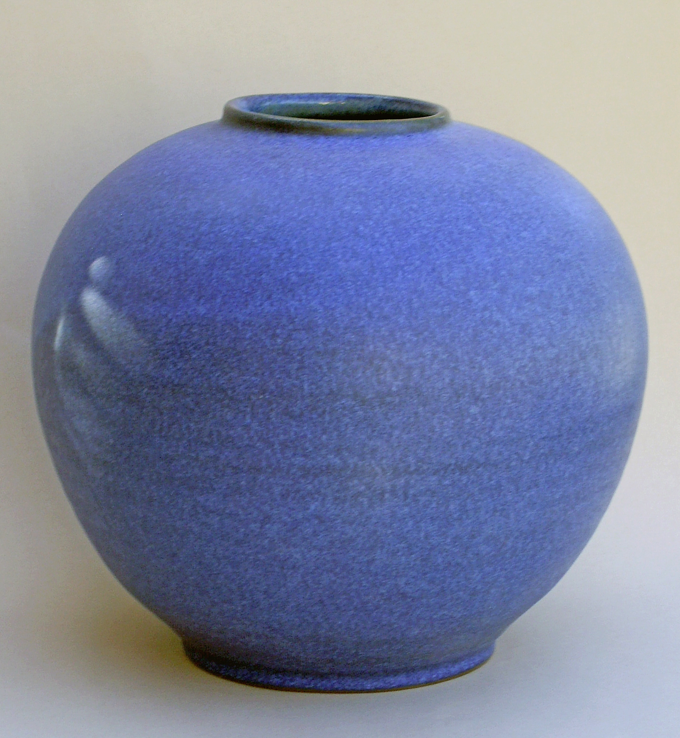 Kugelvase blau